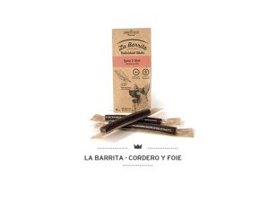 Barrita dog cordero-foie caja 8 bolsas 12 und XX