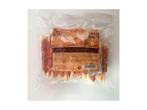 Stick cuero trenzado con pollo 500gr
